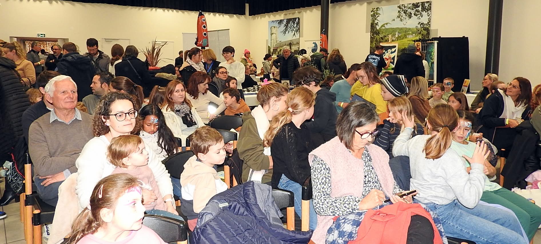 Le public lors de notre Bucy festi'livres 2025